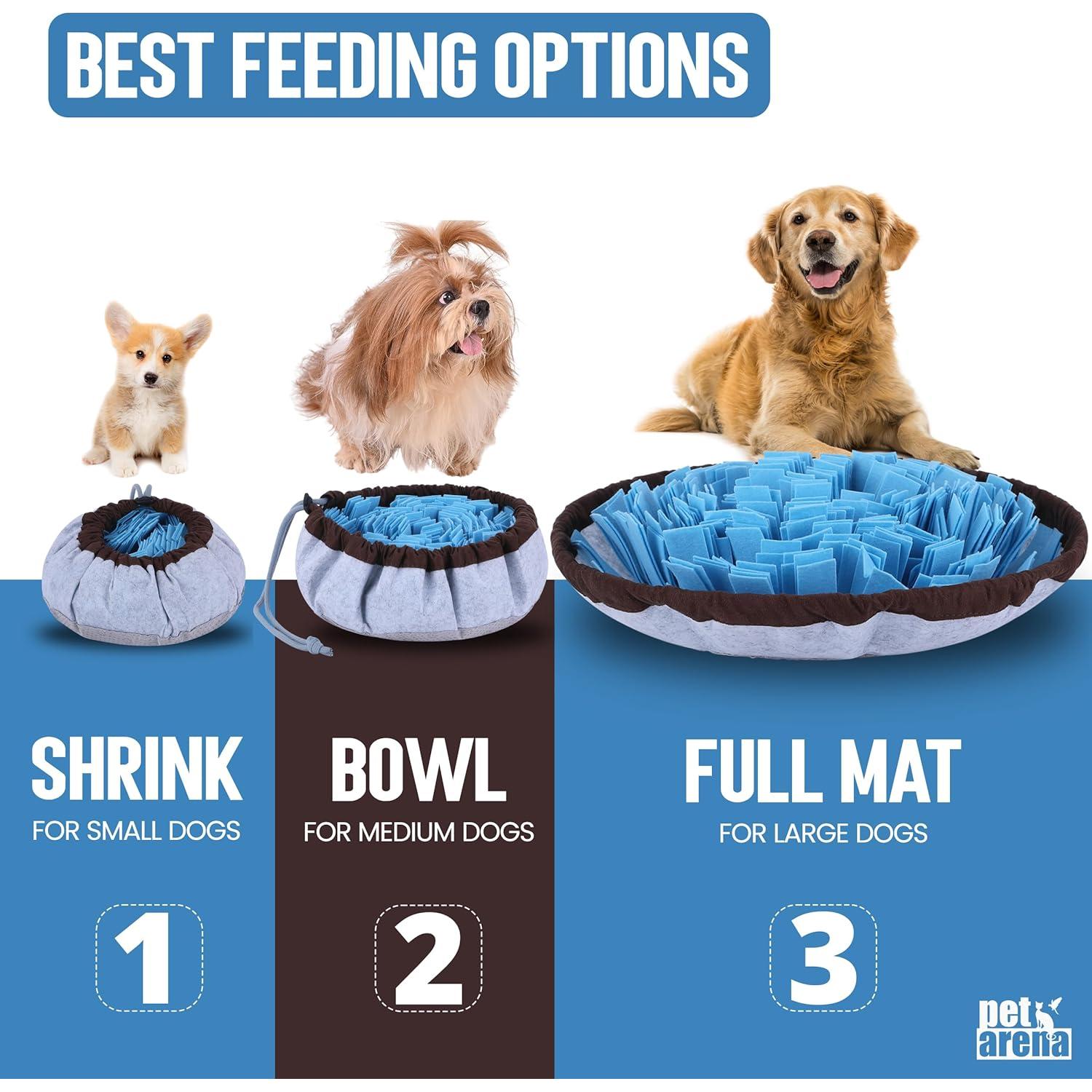 Alfombra de Olfato para Perros PET ARENA 50x50cm Azul