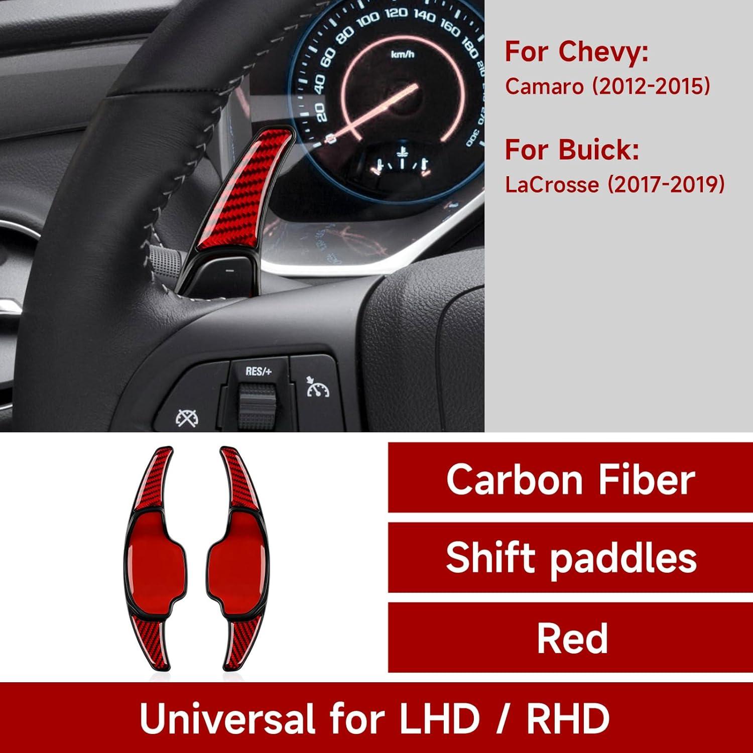 Cubierta de Trim de Palanca de Cambio YDMYL para Chevrolet Camaro 2010-2015 - Rojo