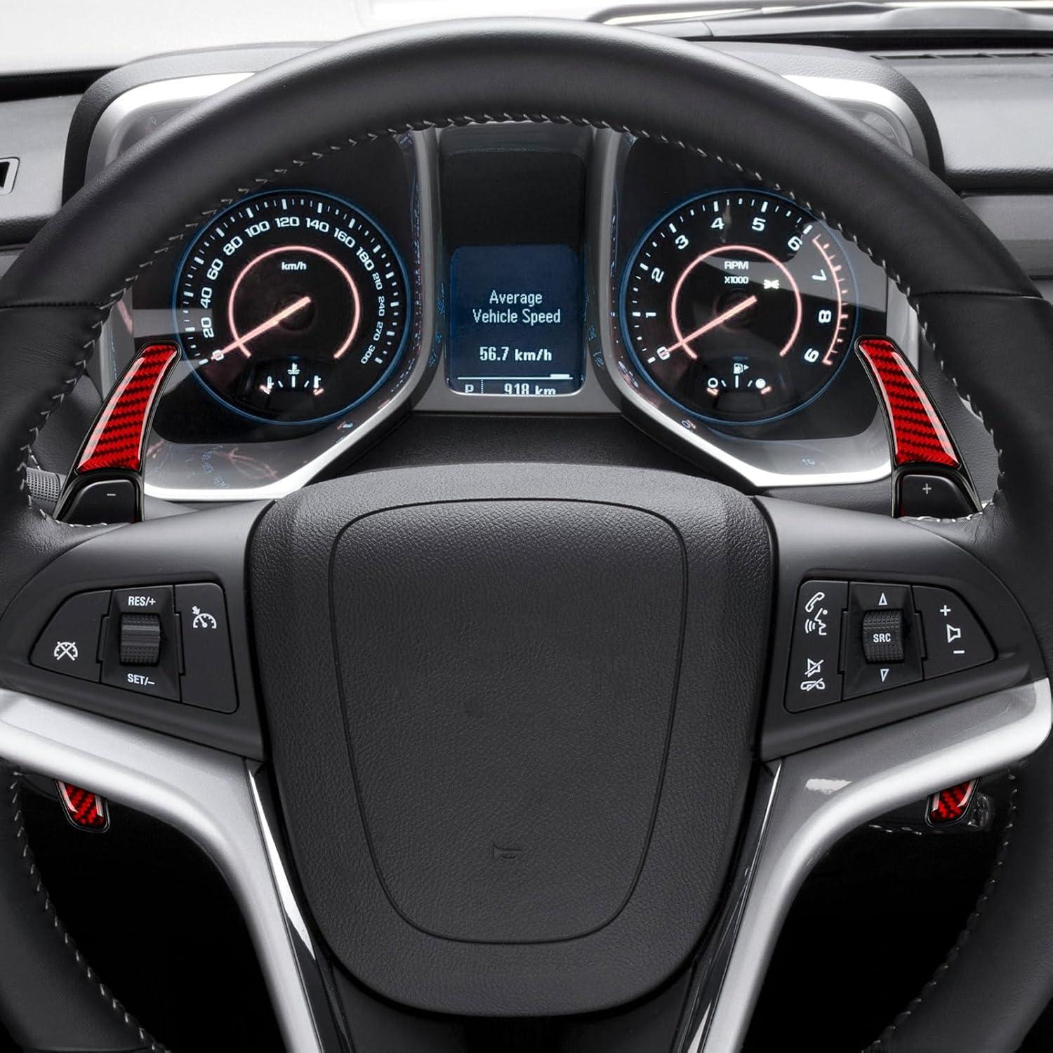 Cubierta de Trim de Palanca de Cambio YDMYL para Chevrolet Camaro 2010-2015 - Rojo