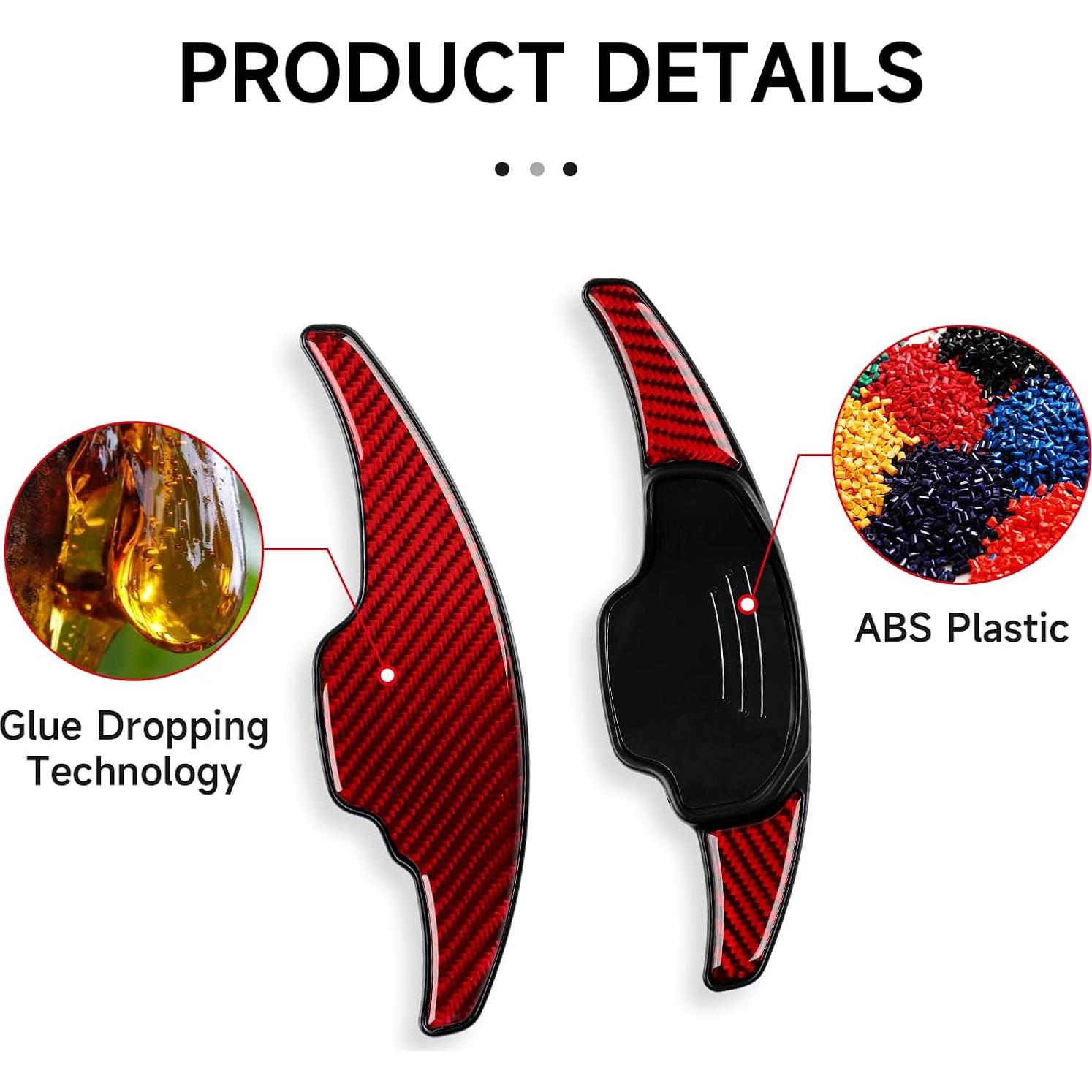 Cubierta de Trim de Palanca de Cambio YDMYL para Chevrolet Camaro 2010-2015 - Rojo