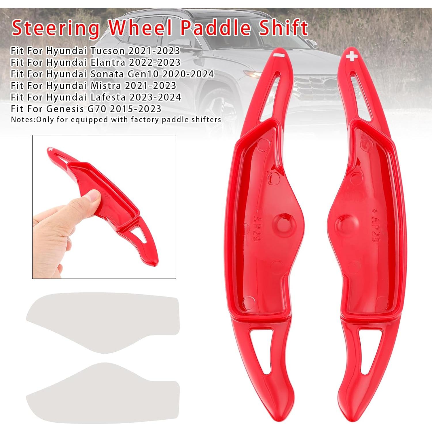 Extensión Palanca de Cambio Volante MAD HORNETS Rojo Hyundai