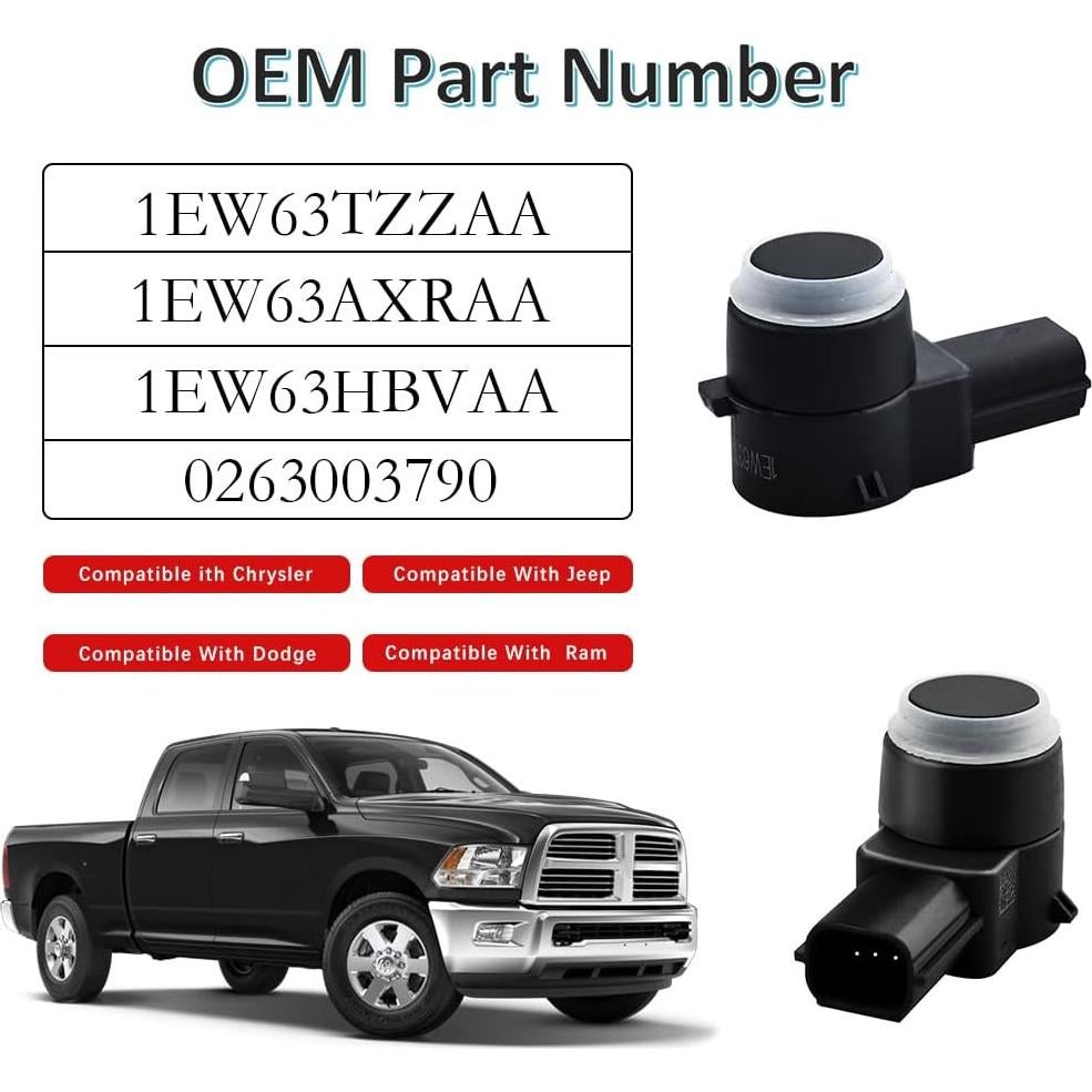 Sensor de Asistencia de Estacionamiento Vod_AutoParts 4 PCS
