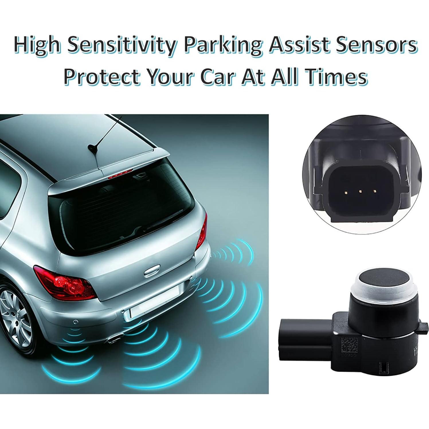 Sensor de Asistencia de Estacionamiento Vod_AutoParts 4 PCS