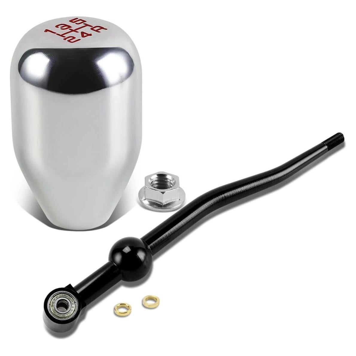 Palanca de Cambios Corto Recorrido Auto Dynasty + Perilla Plata