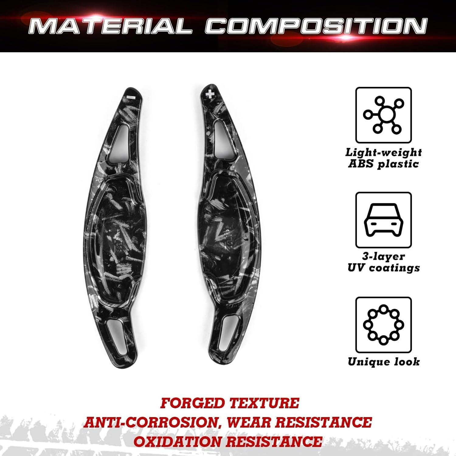 Extensiones de Palanca de Cambios x Xotic Tech Forjado Negro para Honda Civic 2022-2025