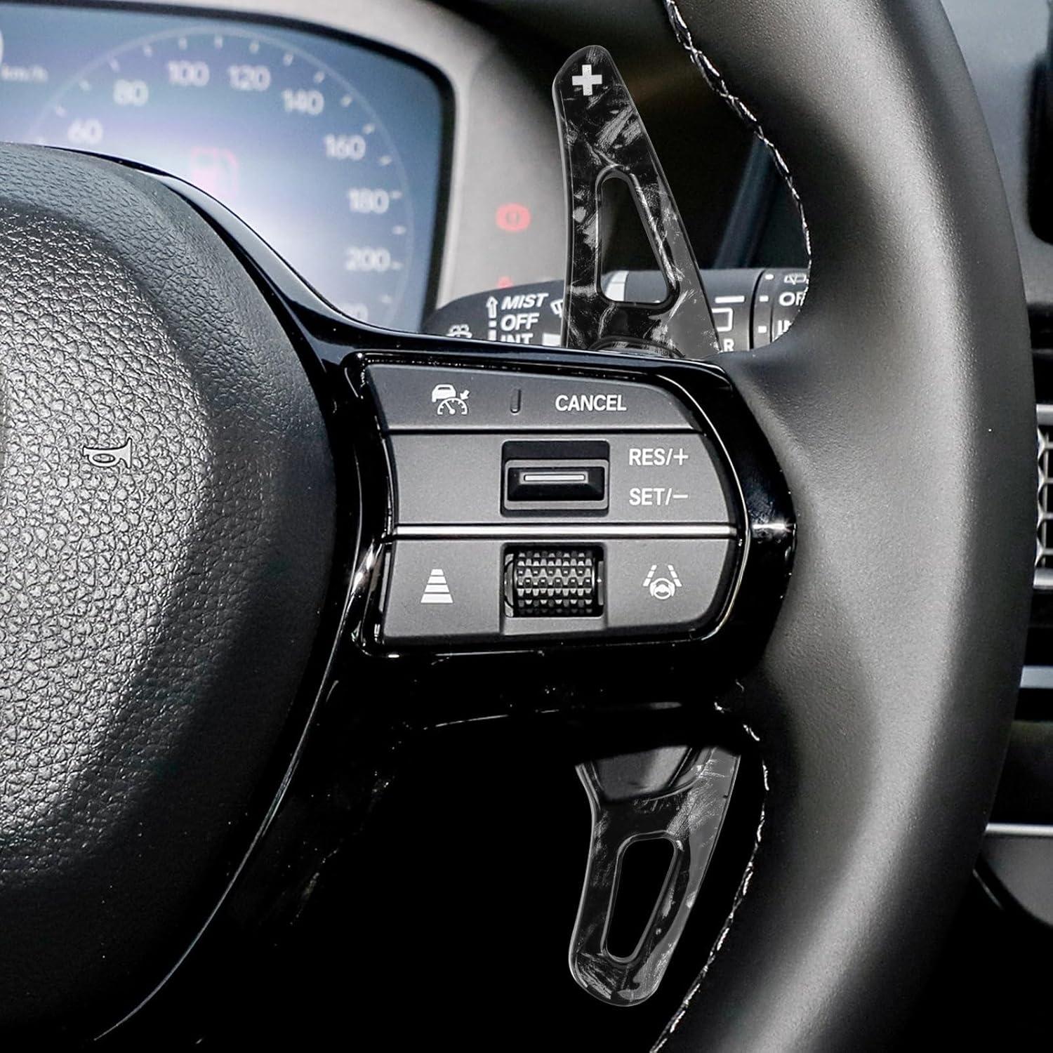 Extensiones de Palanca de Cambios x Xotic Tech Forjado Negro para Honda Civic 2022-2025