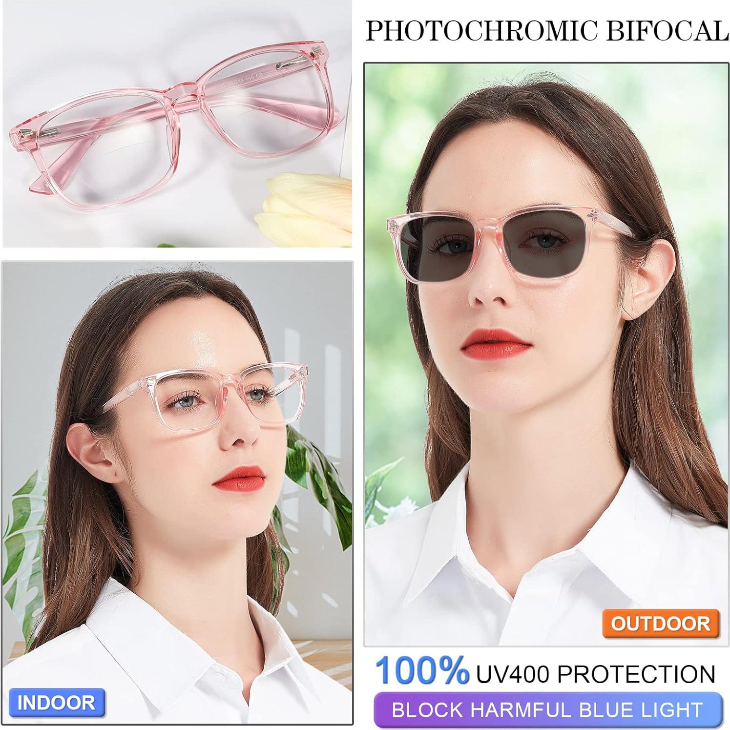 Gafas de Lectura Bifocales MARE AZZURO 2.00 Rosa UV400