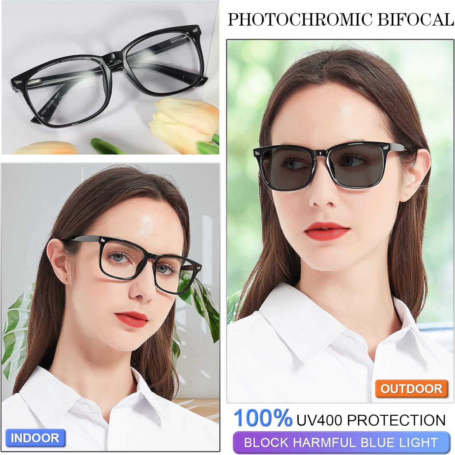 Gafas de lectura bifocales MARE AZZURO 4.0 con bloqueo UV