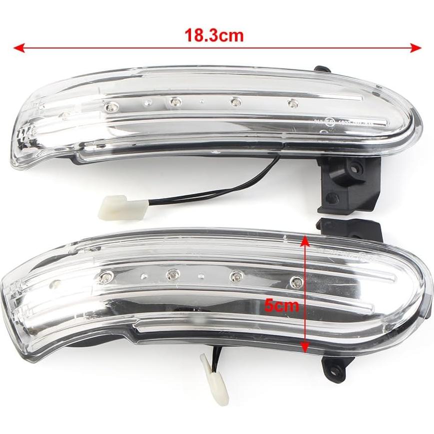Espejo Lateral de Coche LED Dinámico para Mercedes Benz SLK R171 R230