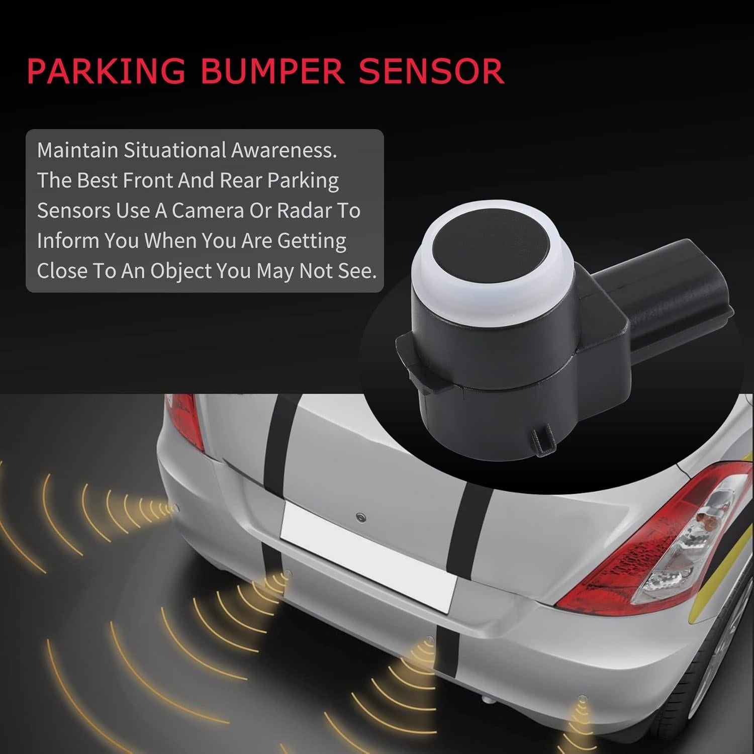 Sensor de Estacionamiento JDMSPEED 4 Piezas para GM