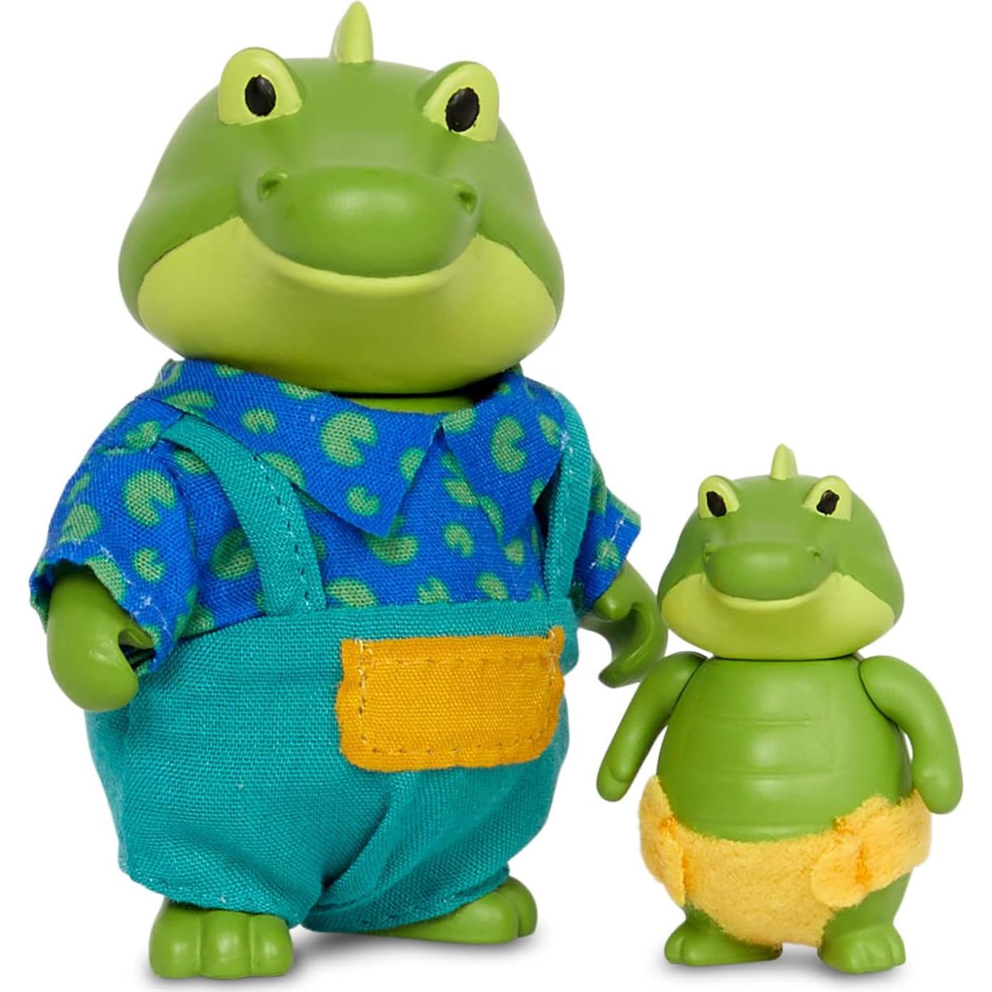 Familia de Cocodrilos Bogglesby Li'l Woodzeez - Set 4 Figuras