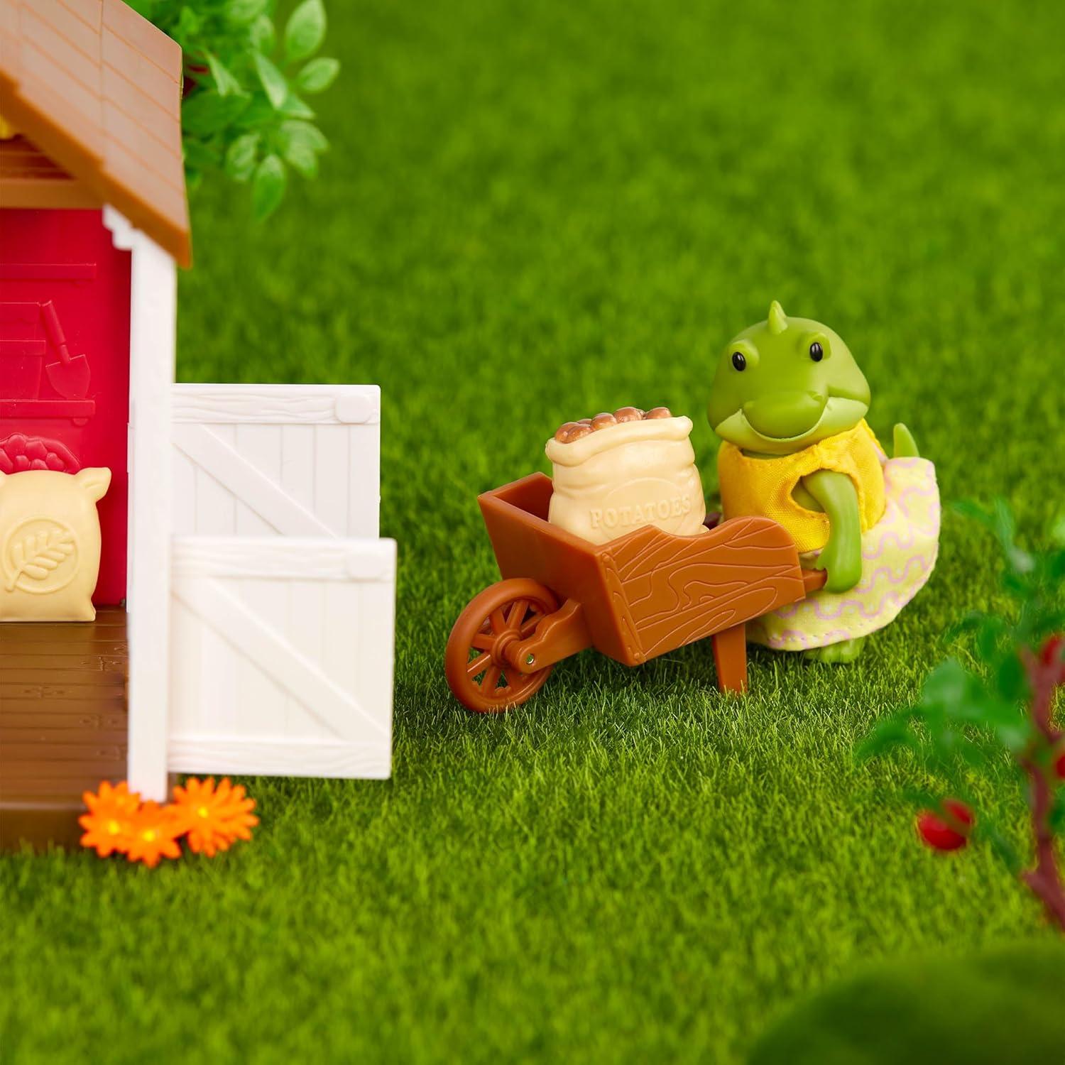 Familia de Cocodrilos Bogglesby Li'l Woodzeez - Set 4 Figuras