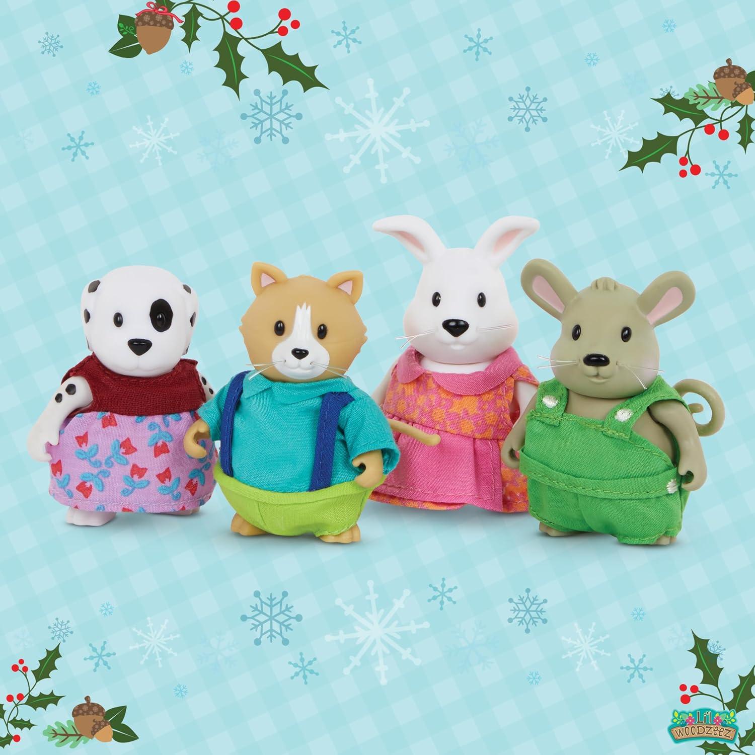 Set de Jardín Li'l Woodzeez - 4 Figuras de Animales