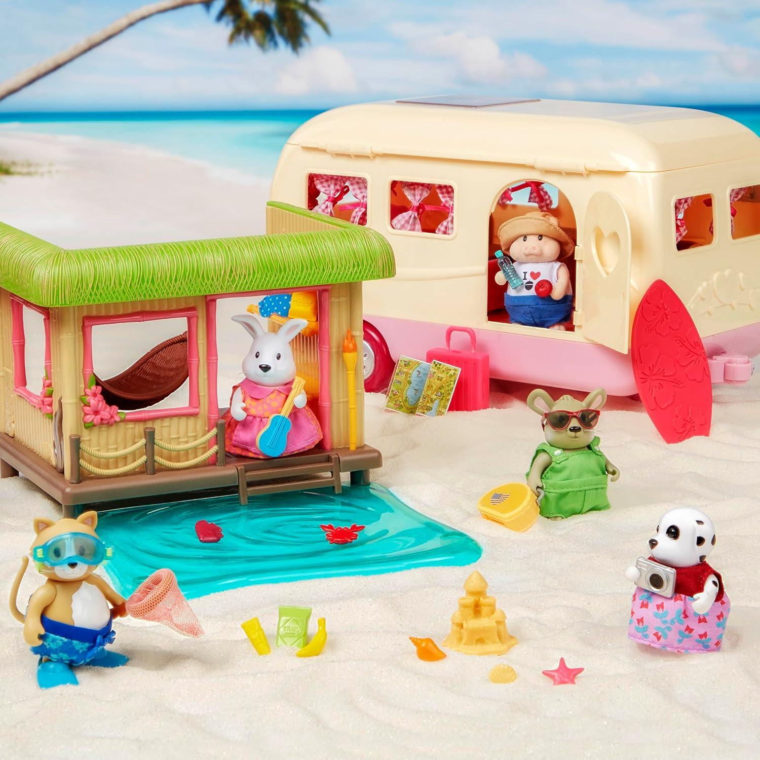 Set de Jardín Li'l Woodzeez - 4 Figuras de Animales