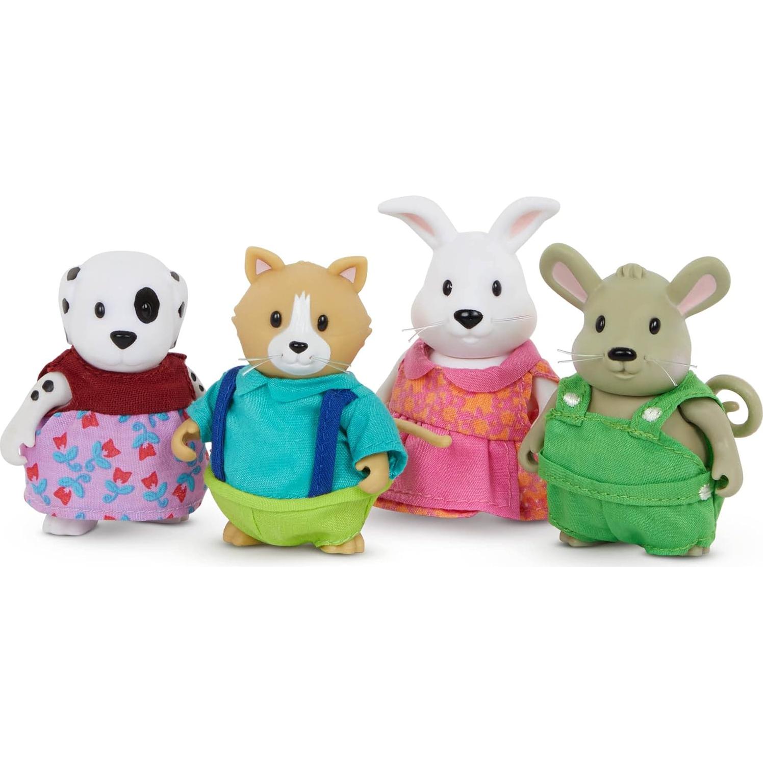 Set de Jardín Li'l Woodzeez - 4 Figuras de Animales