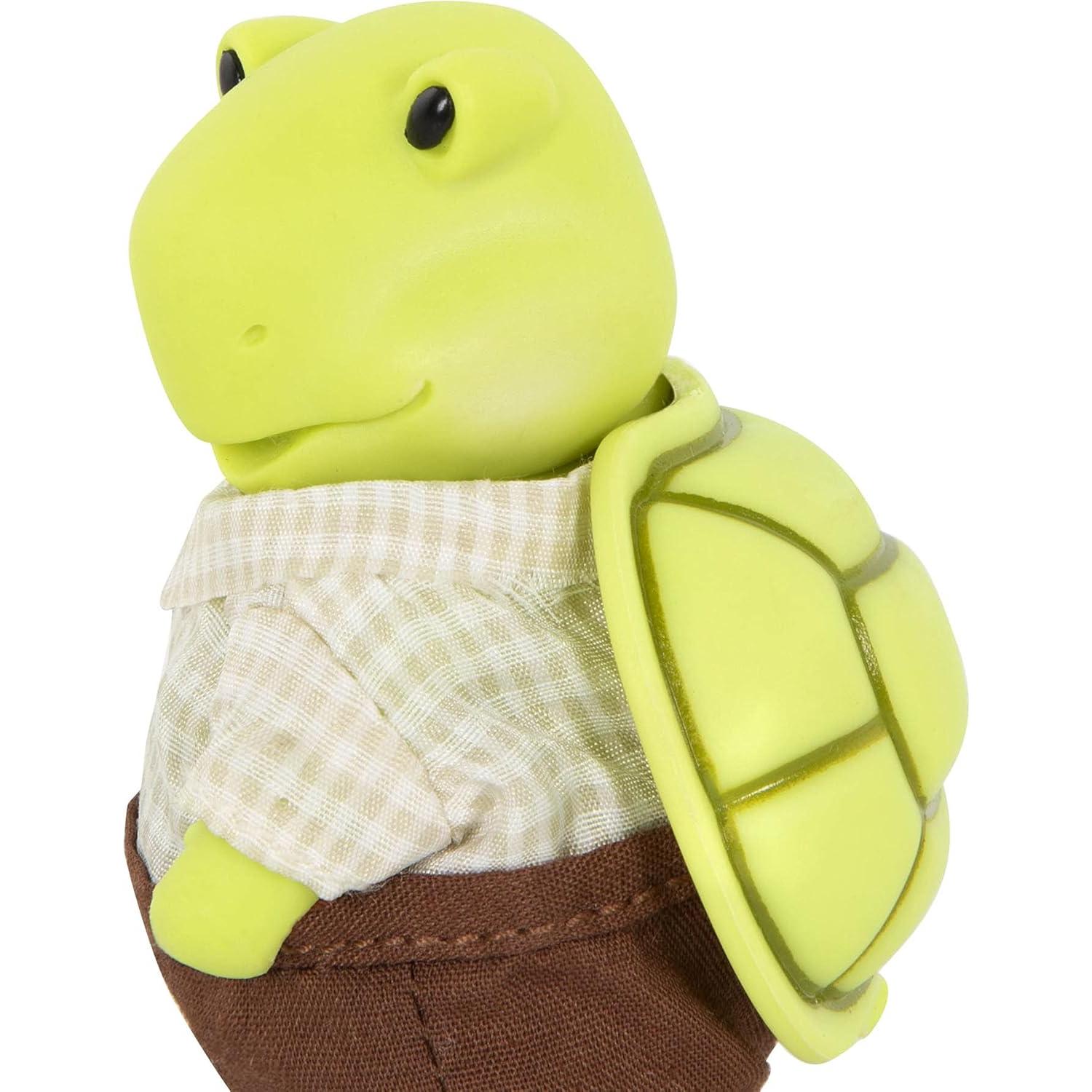 Li'l Woodzeez Set Familia Tortuga Tidyshine 4 Figuras