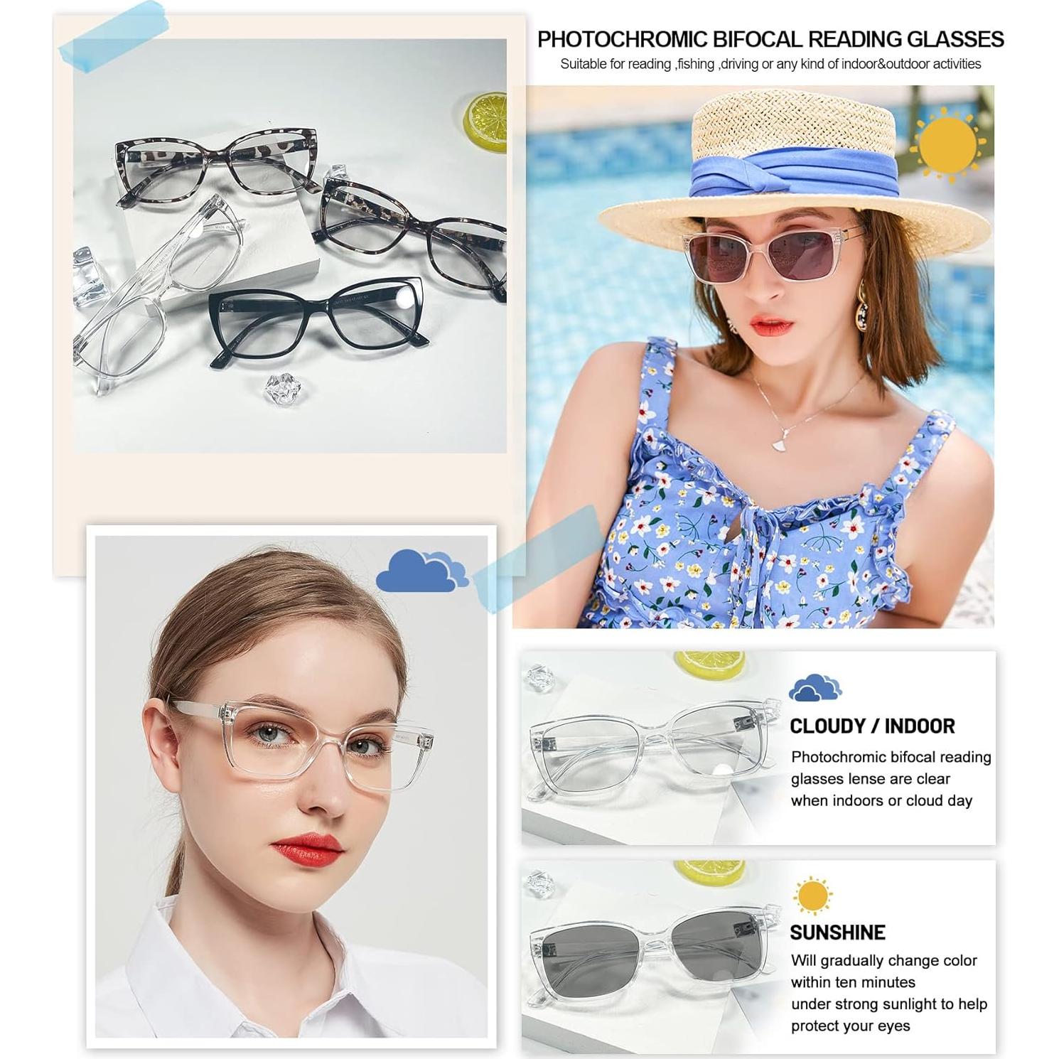 Gafas de Lectura Bifocales OCCI CHIARI UV400 Transparentes