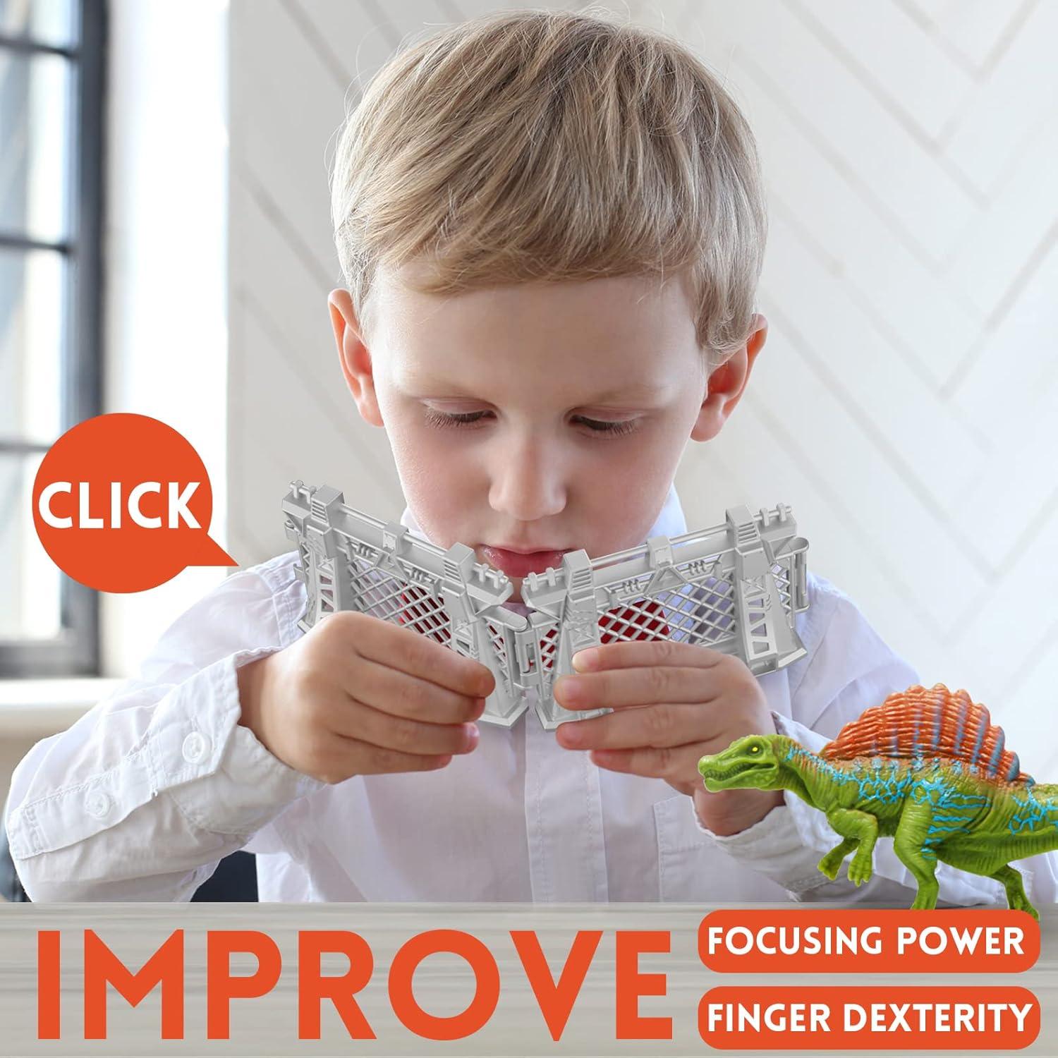 Set de Juguetes de Dinosaurios Oriate 32 Piezas T-Rex y Más