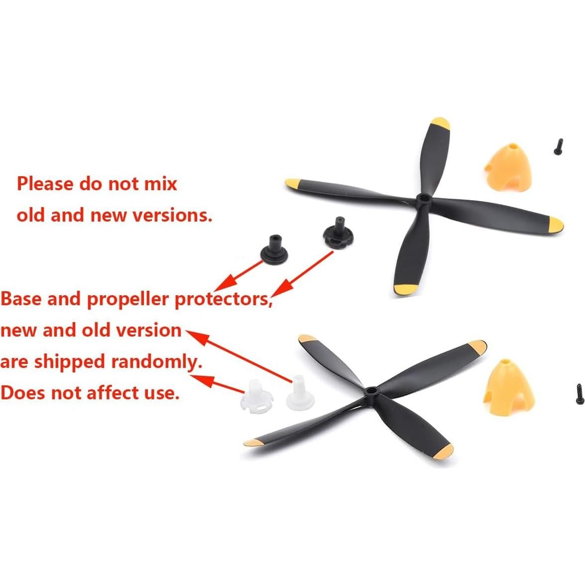 Hélices de Repuesto YoungRC 4 Palas para Aviones RC
