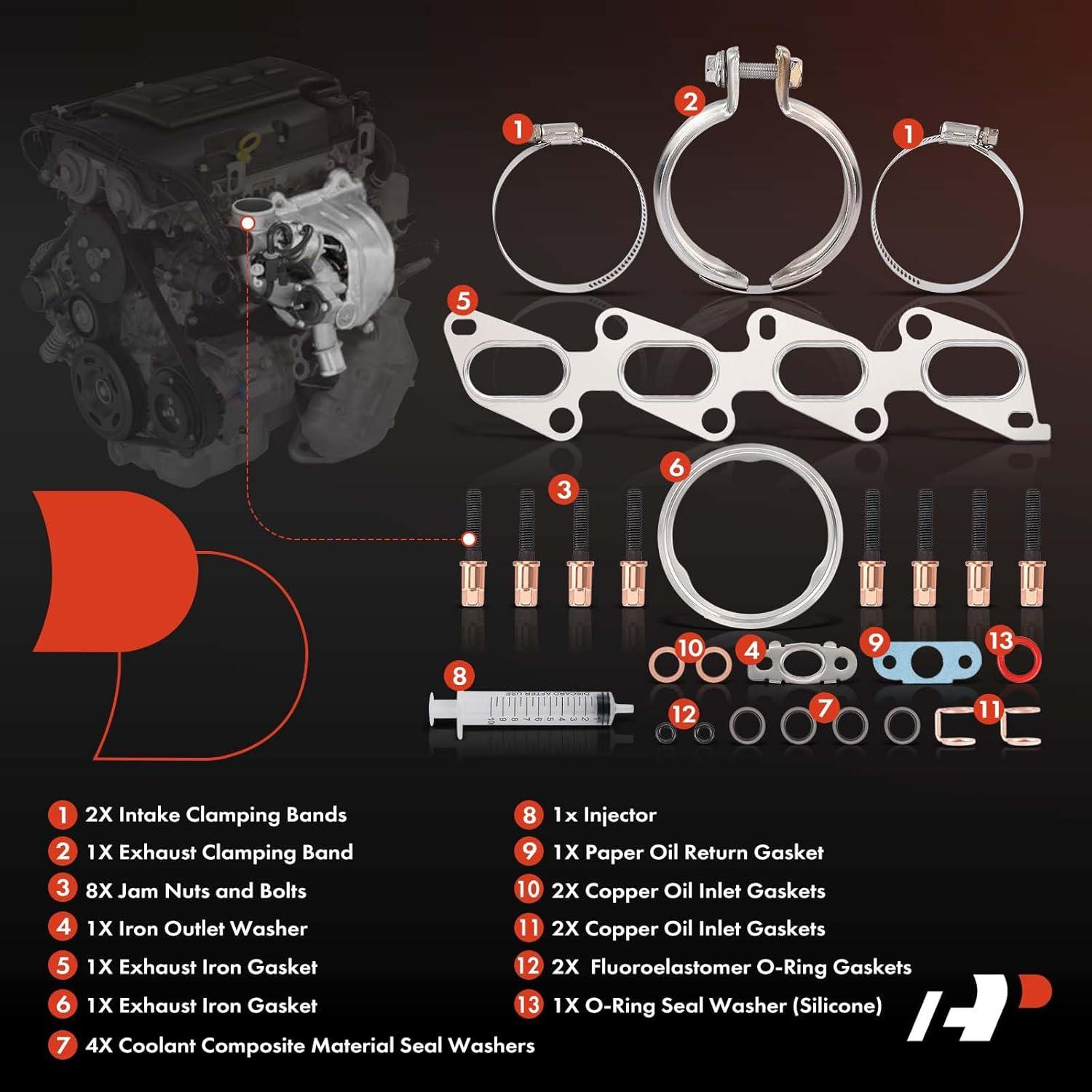 Kit de Junta de Turbo A-Premium para Chevrolet y Buick 1.4L