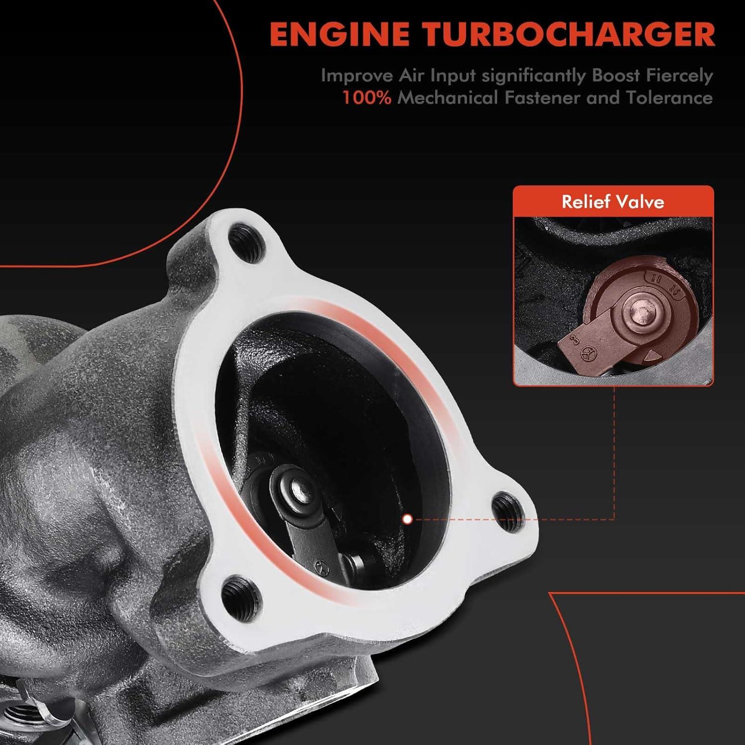 Kit turbocompresor A-Premium K03 con actuador y junta 1.8L