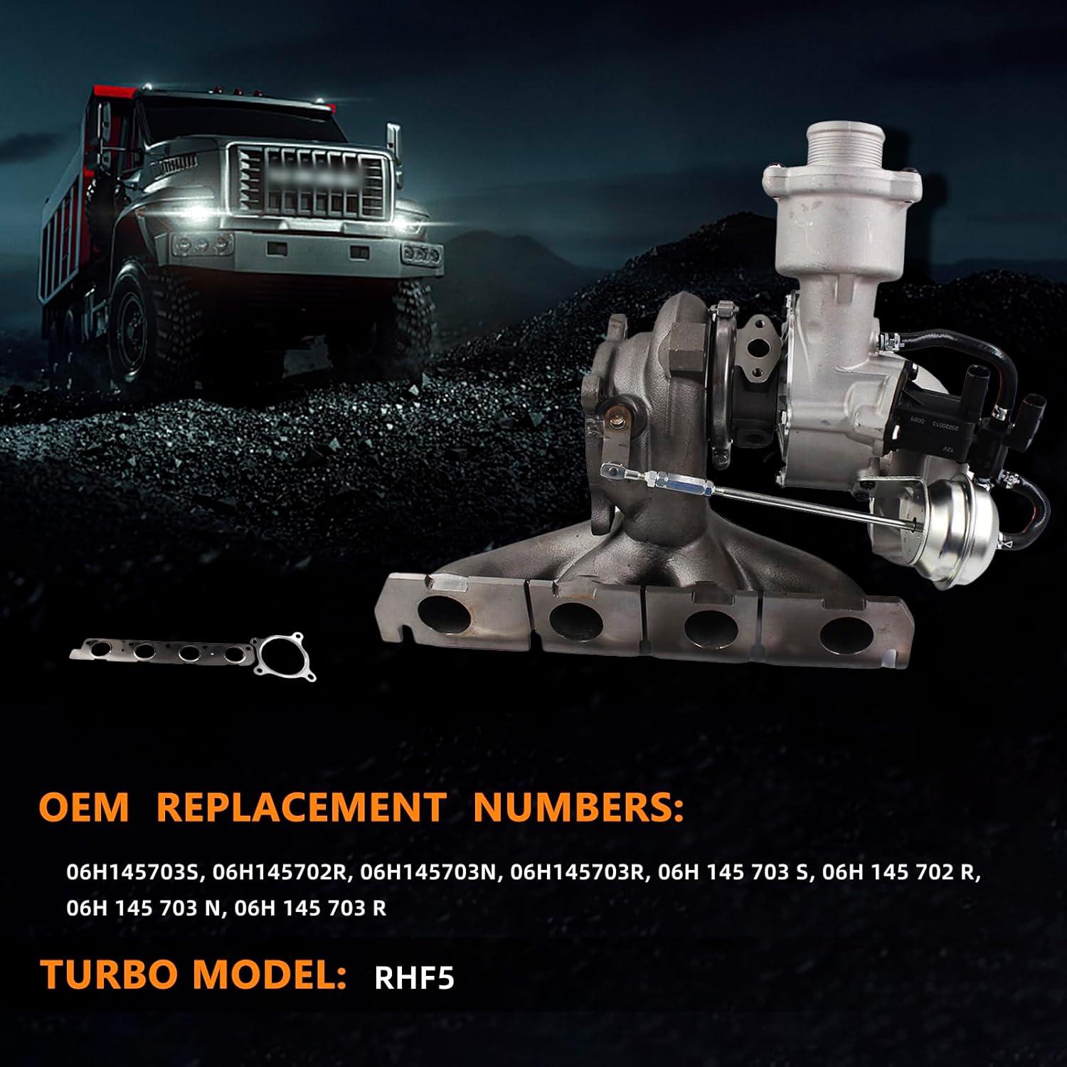 Turbocompresor TOPAZ 2.0L para Audi A4 A5 A6 Q5 2009-2017