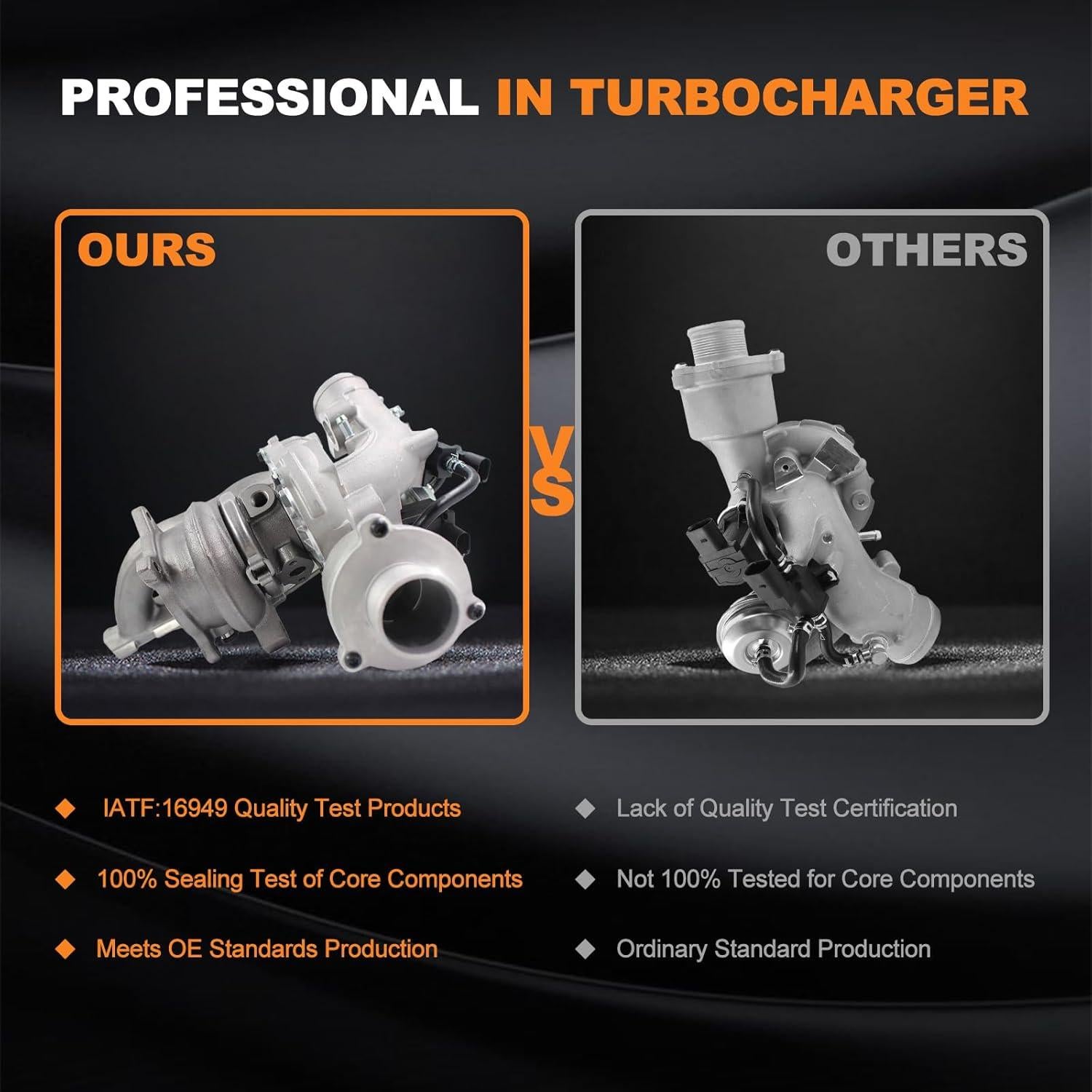 Turbocompresor TOPAZ 2.0L para Audi A4 A5 A6 Q5 2009-2017