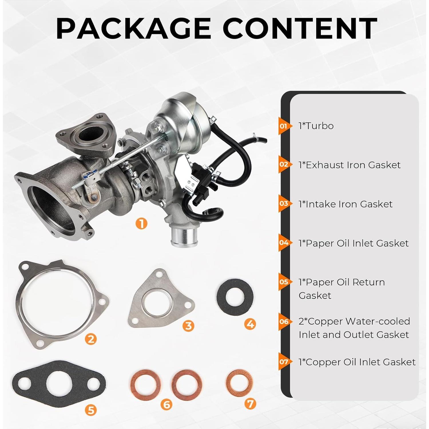 Kit de Reparación Turbo KP39 QBselecar para Motor 1.6L Ford