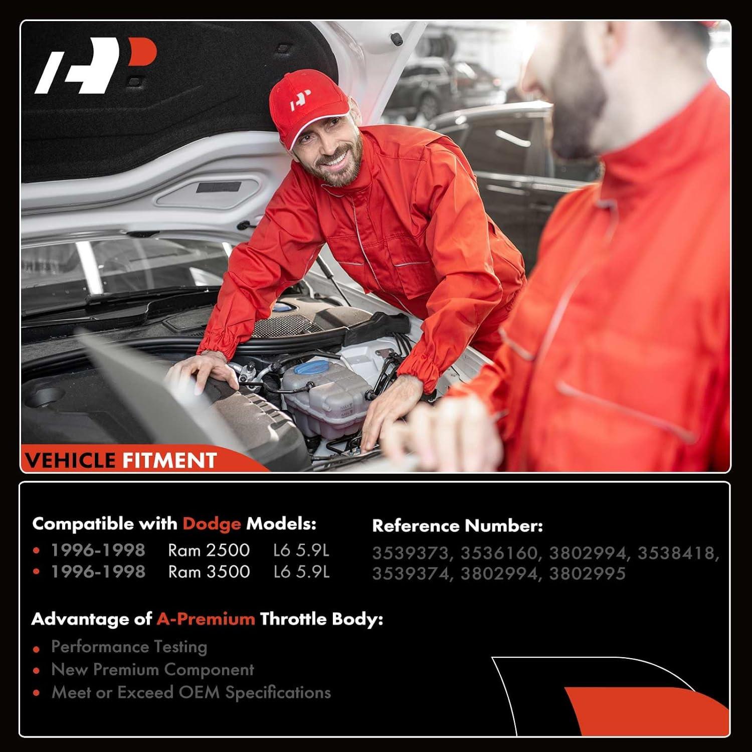 Turboalimentador A-Premium para Dodge Ram 2500/3500 5.9L Manual