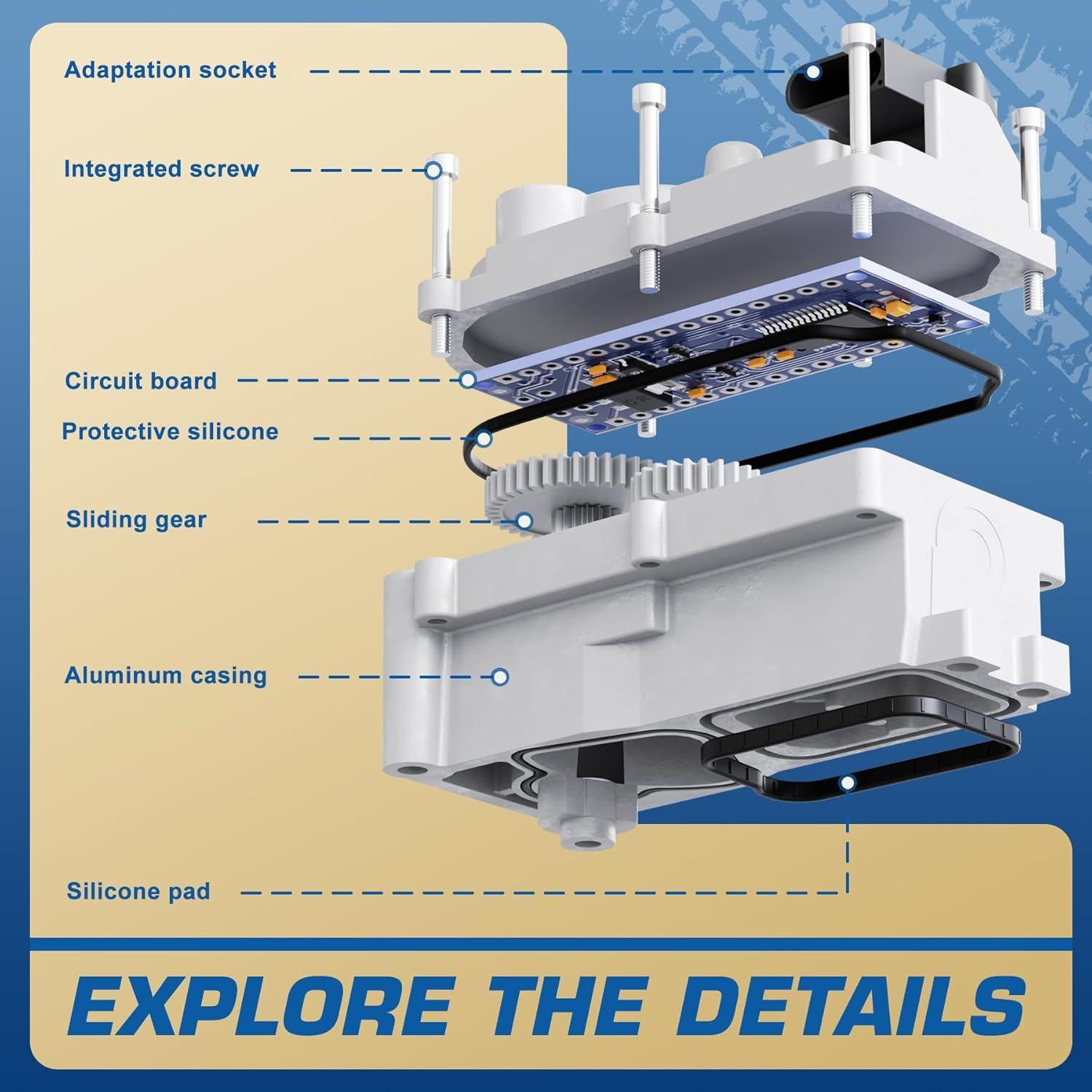 Actuador Turbo WOLLAHS 68445522AA Compatible 6.7L Dodge Ram