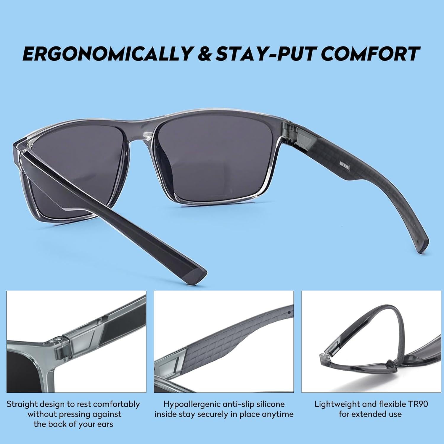 Gafas de Sol Bifocales Missfive 2 Pack UV400 1.75