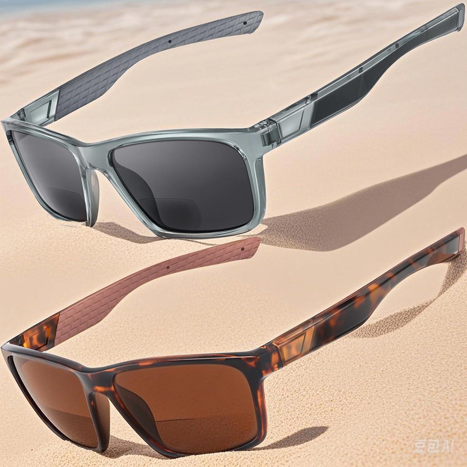 Gafas de Sol Bifocales Missfive 2 Pack UV400 1.75