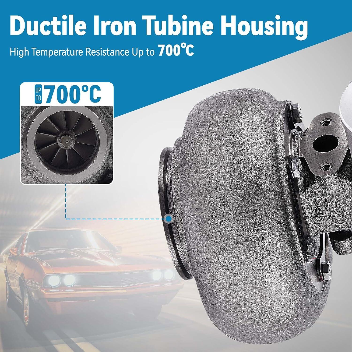 Turbo Compresor BFO T4 para Motores 4.0L-6.0L hasta 600HP