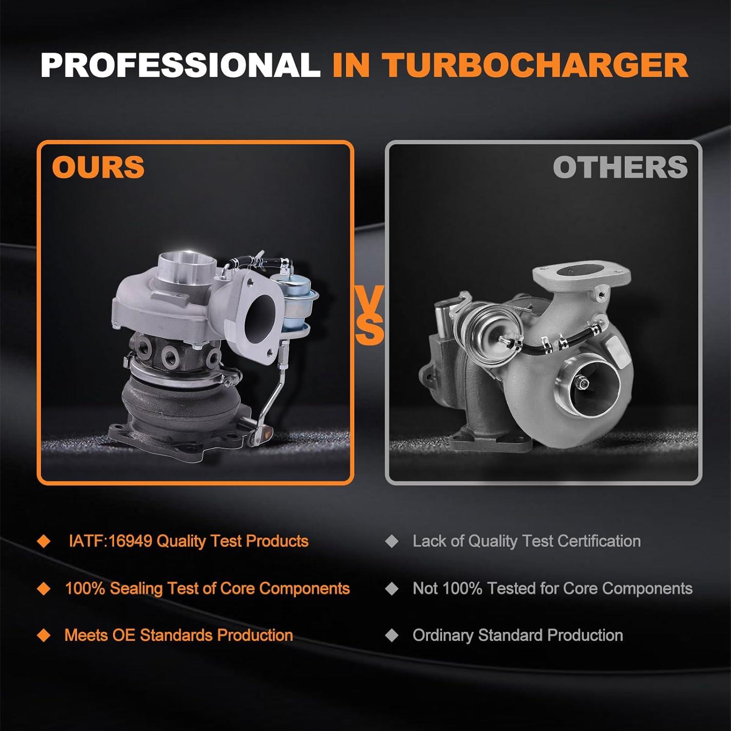 Turbocompresor Bapmic RHF55 para Subaru Impreza 2.5L H4 Turbo