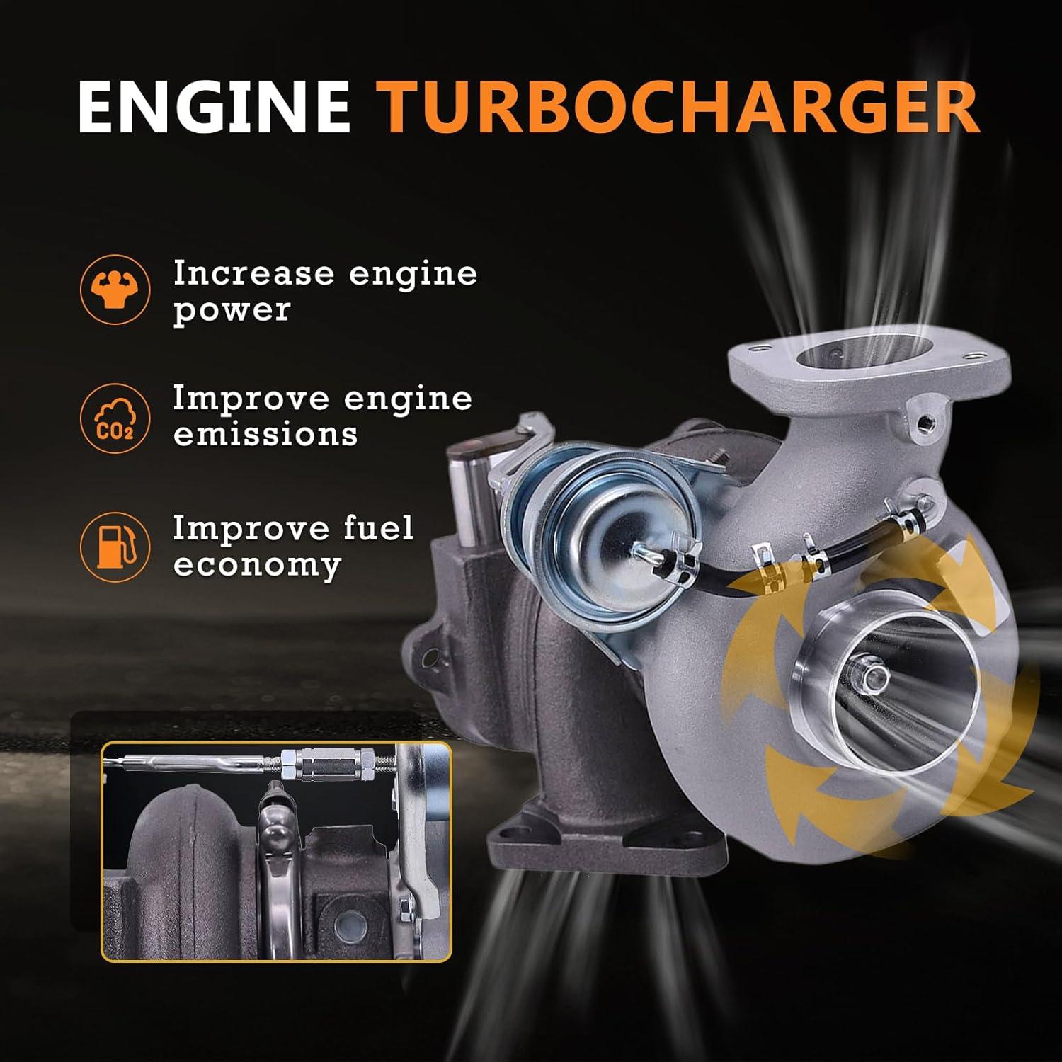 Turbocompresor Bapmic RHF55 para Subaru Impreza 2.5L H4 Turbo