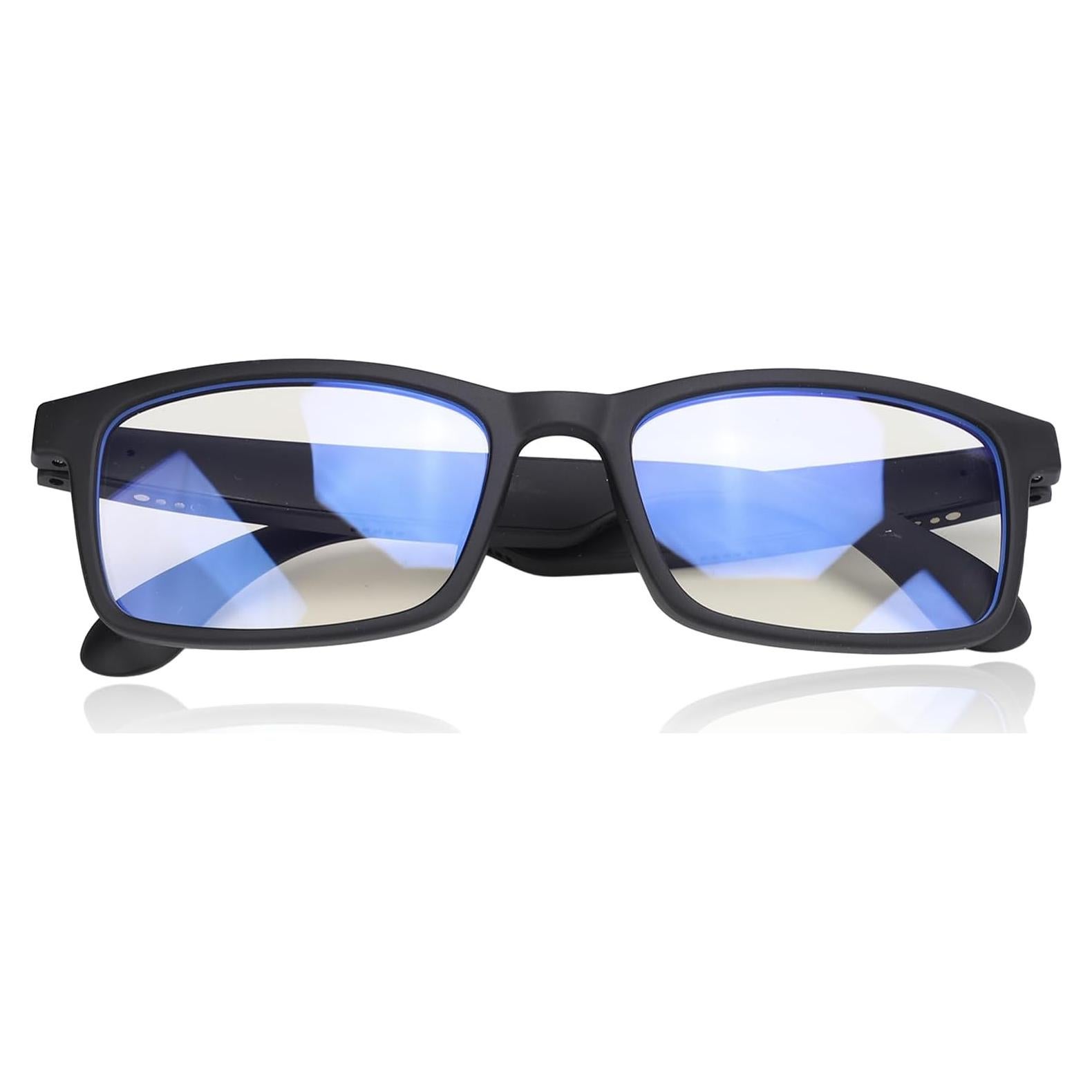 Gafas de Audio Bluetooth Dpofirs con Bloqueo de Luz Azul