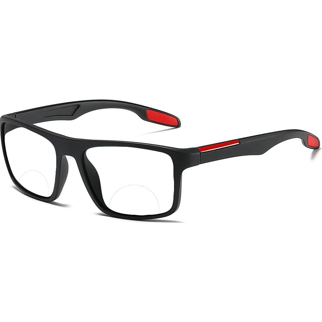 Gafas de lectura bifocales fotochromáticas TR90 negras