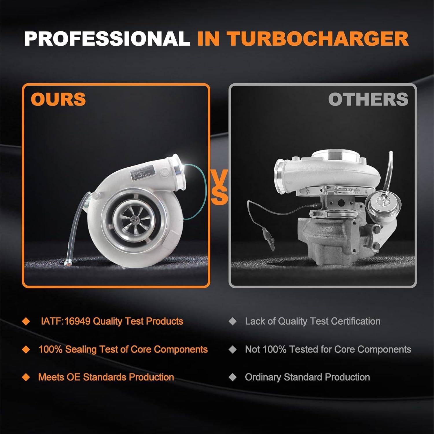 Kit de Turbocompresor TOPAZ B3G para Freightliner L6 12.8L