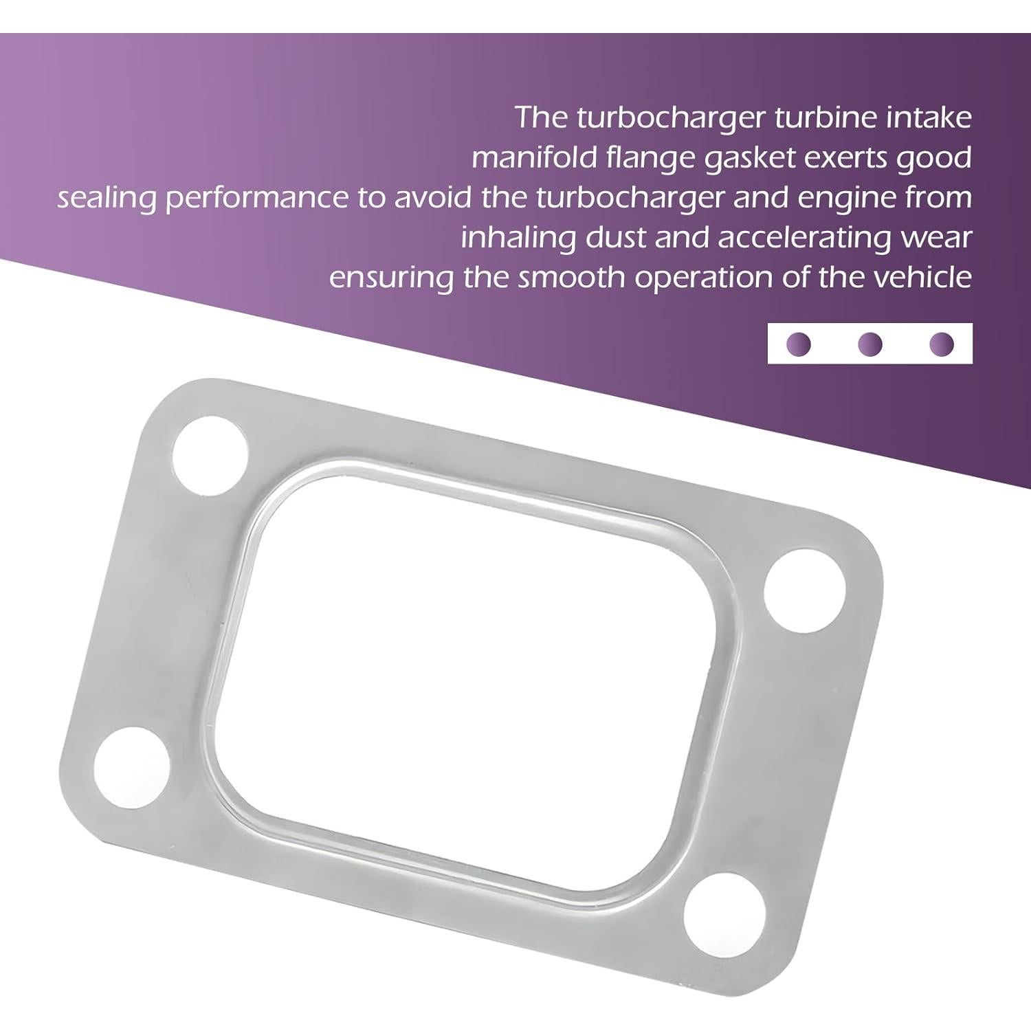 Junta de Brida de Turbo T3 T34 T35 Acero Inoxidable 2 Piezas