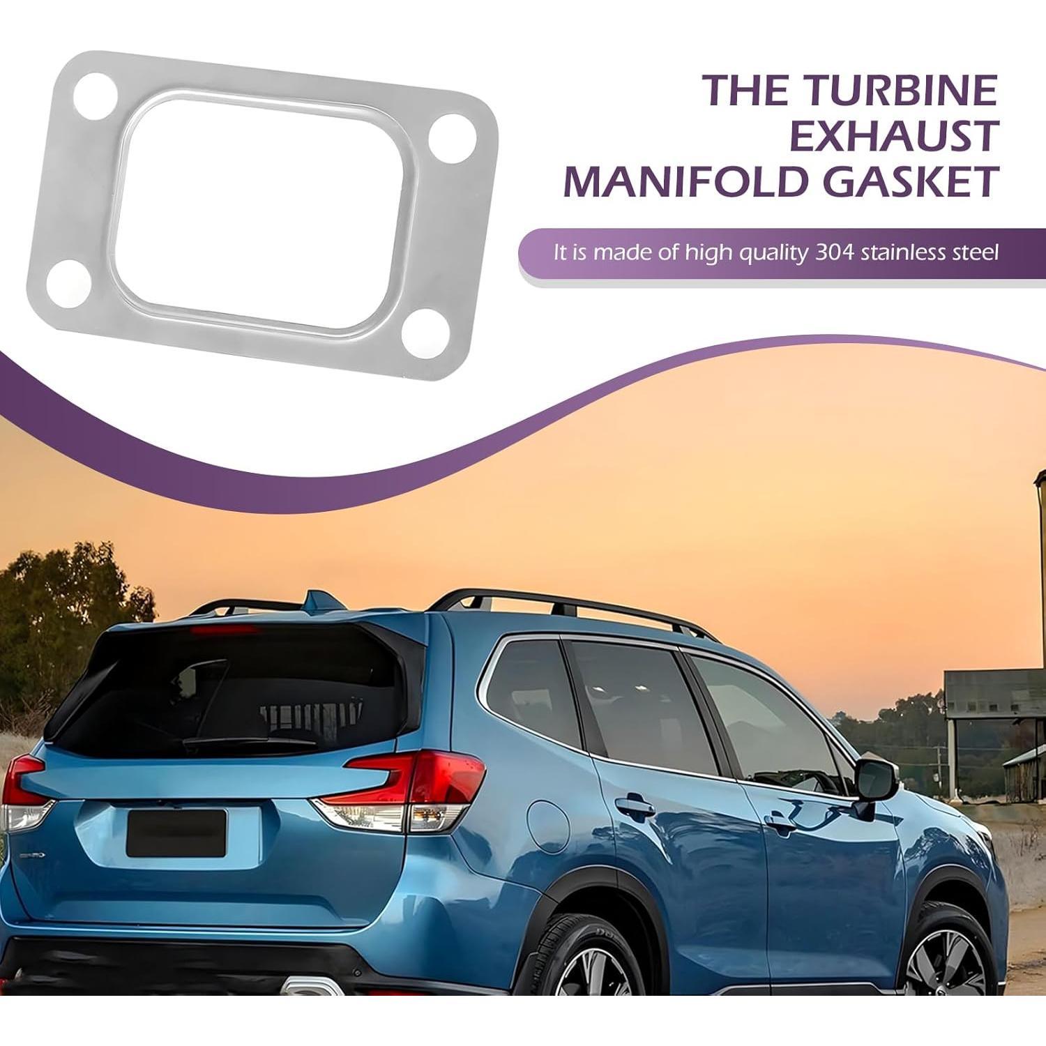 Junta de Brida de Turbo T3 T34 T35 Acero Inoxidable 2 Piezas