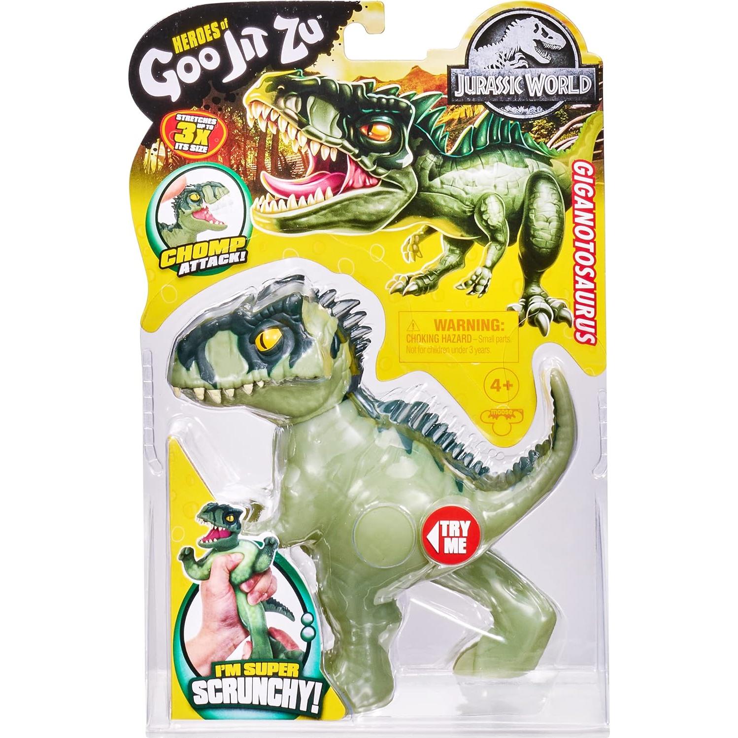 Héroes de Goo Jit Zu - Giganotosaurus Estirable - Jurassic World