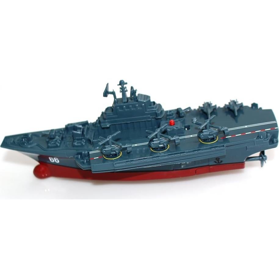 Portaaviones RC Yingmate 3319 Azul Control Remoto 15cm