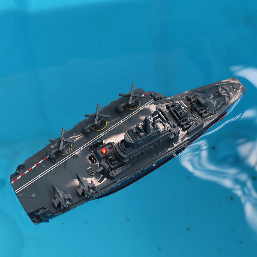 Portaaviones RC Yingmate Azul 15.5x5.1cm Control Remoto