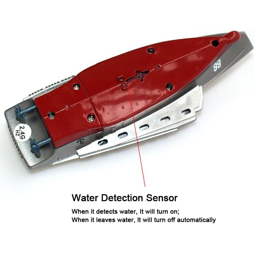 Portaaviones RC Yingmate Azul 15.5x5.1cm Control Remoto