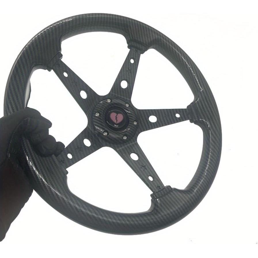 Volante Deportivo HOCSTONE 320mm Fibra de Carbono ABS