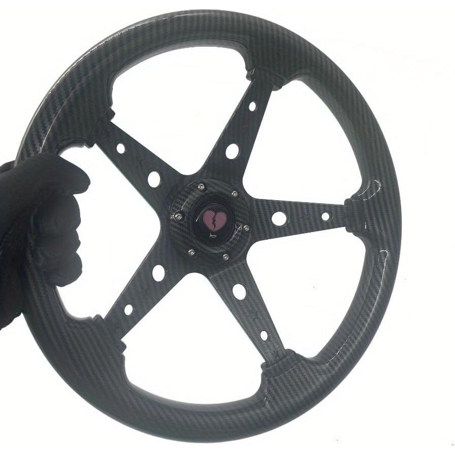 Volante Deportivo HOCSTONE 320mm Fibra de Carbono ABS