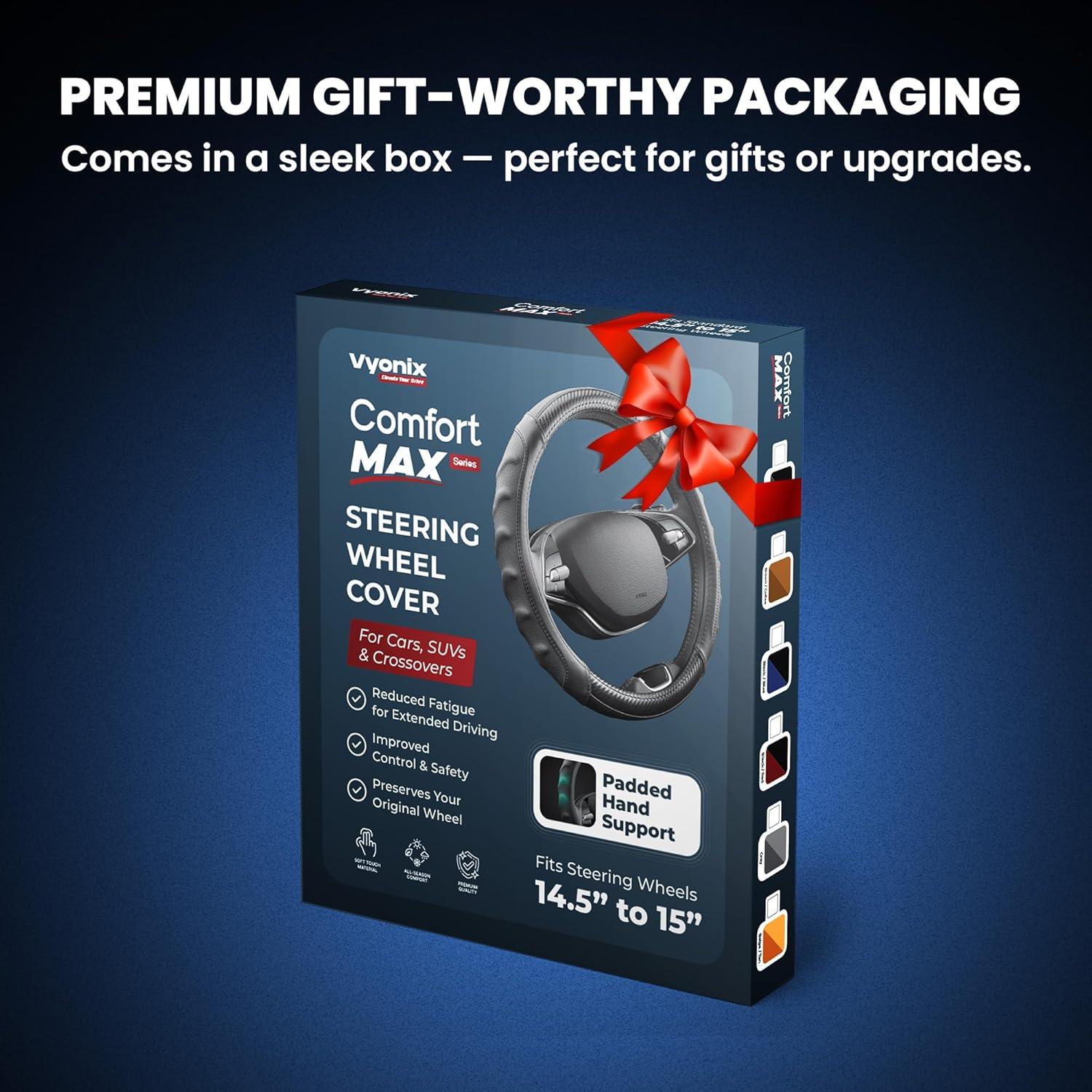 Cubierta de Volante Vyonix Comfort Max 15 Pulgadas Antideslizante