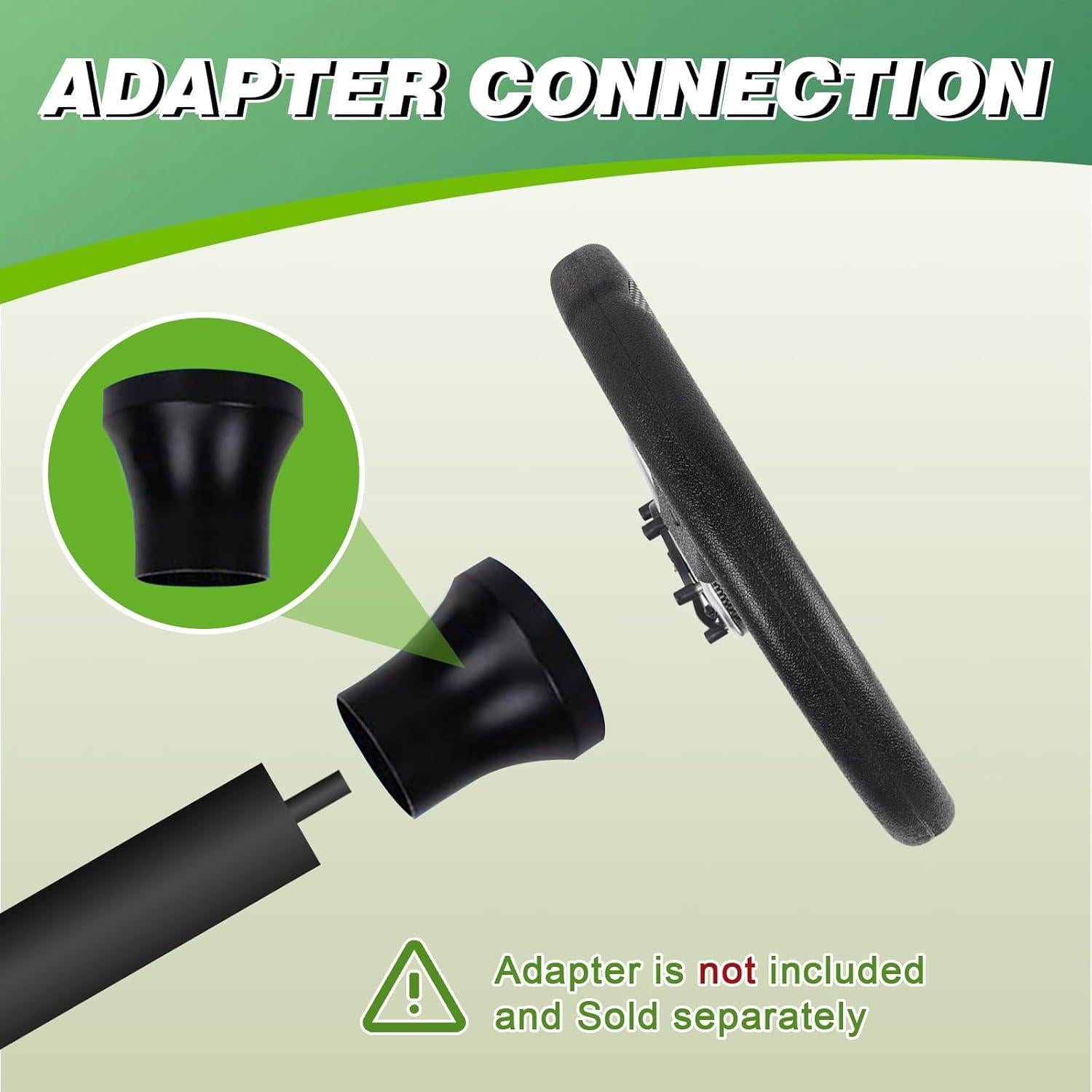 Volante de Carrito de Golf RASTP 32cm Fibra de Carbono Compatible