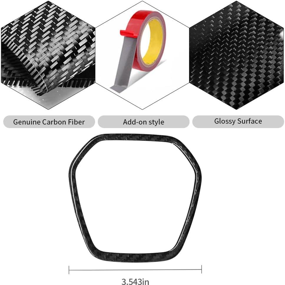Marco de Volante de Fibra de Carbono Jogon para Chevrolet Corvette C8