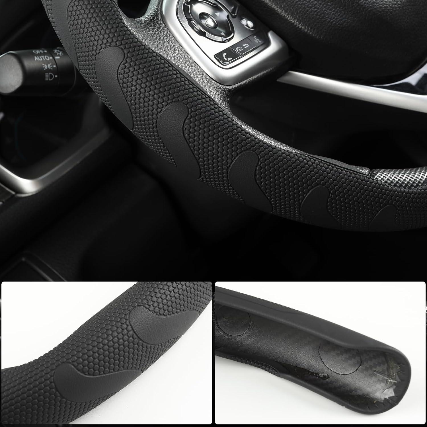 Cubierta de Volante Antideslizante West Llama 3PCS Gris